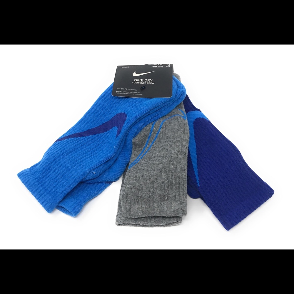 Nike TRAiNiNG Crew Socks Cushioned Dri-Fit, - Picture 2 of 3